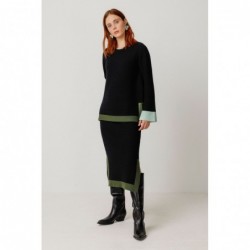 Regular fit flared sweater...