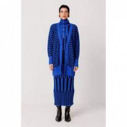 V-neck knit cardigan,...