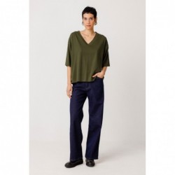 Camiseta holgada de manga...