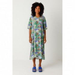 Vestido midi de viscose...