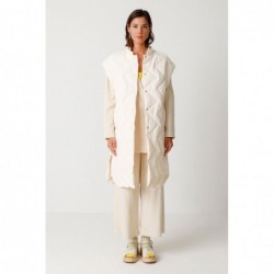 Veste longue matelassée...