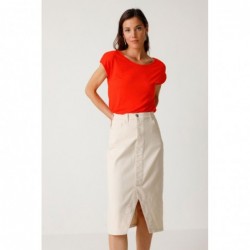 Falda de tubo de algodón...