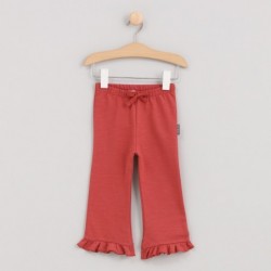 Pantalón campana con volante