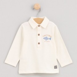 Polo manga larga Lovely Fish