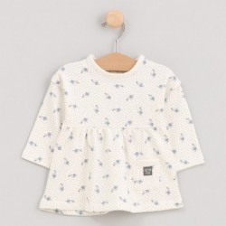 Robe longue à pois et...