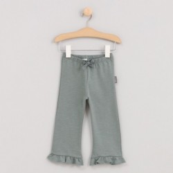 Zoo groene flare broek