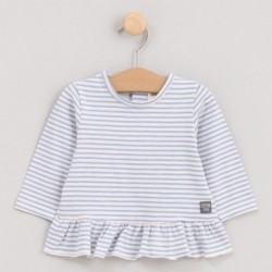 Gestreept T-shirt met lange...