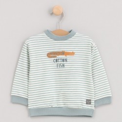 Sweat-shirt à rayures jungle