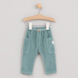 Corduroy broek met jungleprint