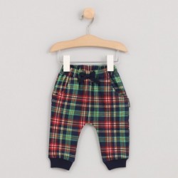 Pantalón cuadros con puños...