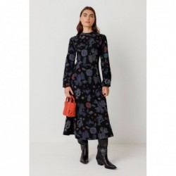 Vestido midi evasê de...