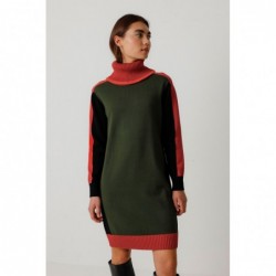 Vestido de malha de mangas...