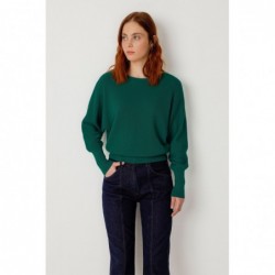 Pull en maille à pompons et...