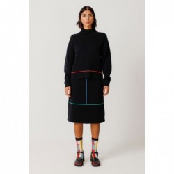 Pull en maille à col roulé...