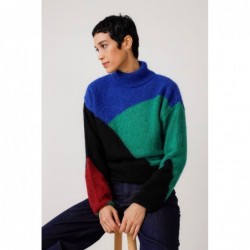 Suéter de punto con cuello...