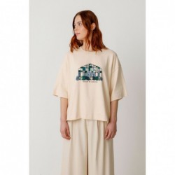T-shirt a girocollo e a...