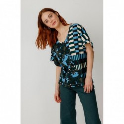 Losvallend T-shirt met...