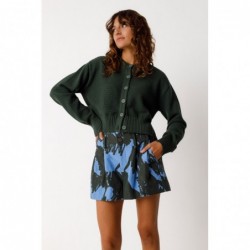 Hochgeschnittene Shorts mit...