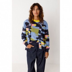 Leichte Strickjacke mit...