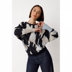 Maglione a maniche a...