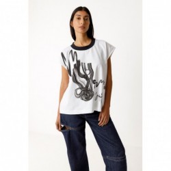 T-shirt sans manches ample...