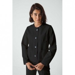 Kurze Jacke mit langen...