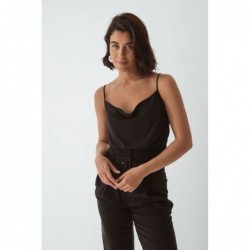 Straight-cut blouse with...