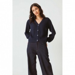 Veste boutonnée à manches...