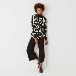 Long jacquard knit...