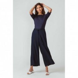 Pantalon palazzo à poches...