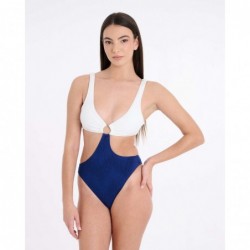 Trikini una pieza bicolor,...
