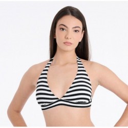 Halter rayas, modelo Mikonos