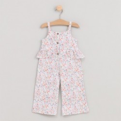 Blooming floral strapless...