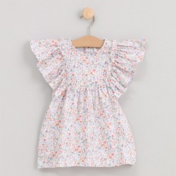 Vestido de manga curta com...