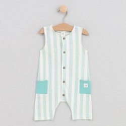 Happy Fish gestreepte jumpsuit