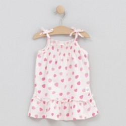 Abito rosa con spalline...