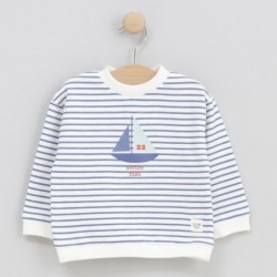 Sweat-shirt à rayures...