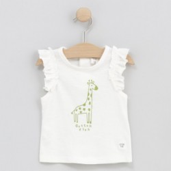 Savanna giraffe mouwloze top