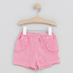 Short vichy Pink Cream