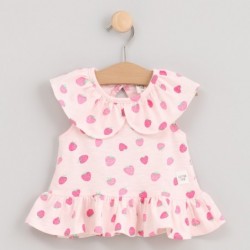 Blusa sem mangas rosa creme...