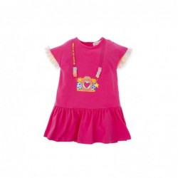 Vestido infantil de manga...