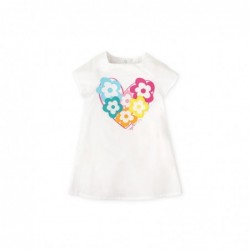Vestido infantil de manga...
