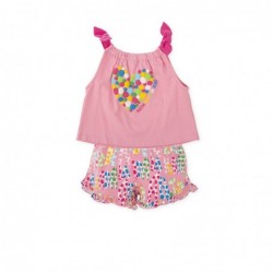 Ensemble haut et short imprimé