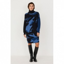 Vestido de punto jacquard...