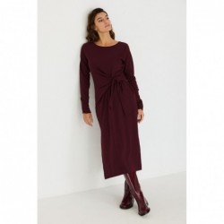 Vestido midi de punto con...