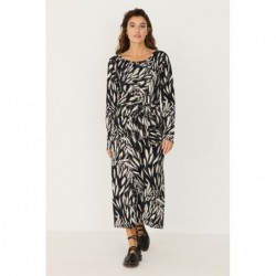 Vestido midi de punto con...