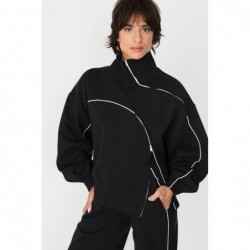 Sudadera holgada con...