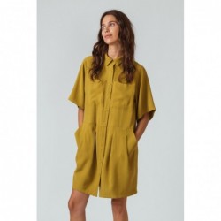 Vestido camisero relajado...